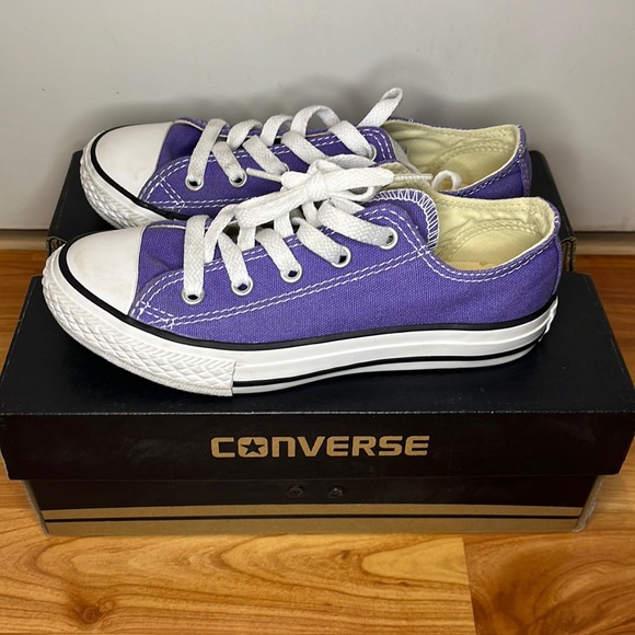 Converse Other - CONVERSE | Youth CT All Star Purple Low-Top Sneakers